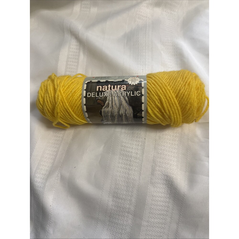 Natura Vintage Acrylic Yarn Lemon 3.0 1982‎ USA